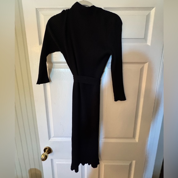 Calvin Klein Black Ribbed dress - Picture 4 of 4